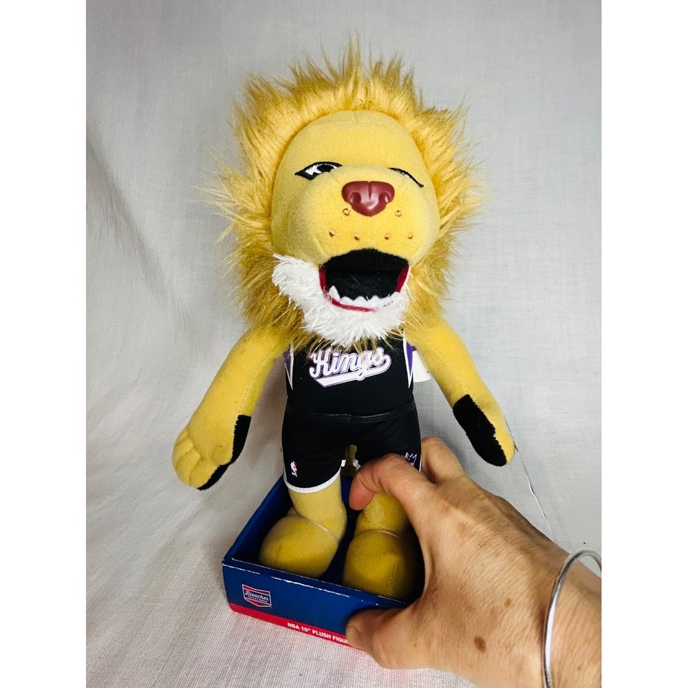 NBA Sacramento Kings Slamson the Lion Mascot 10in Plush Bleacher Creatures NEW